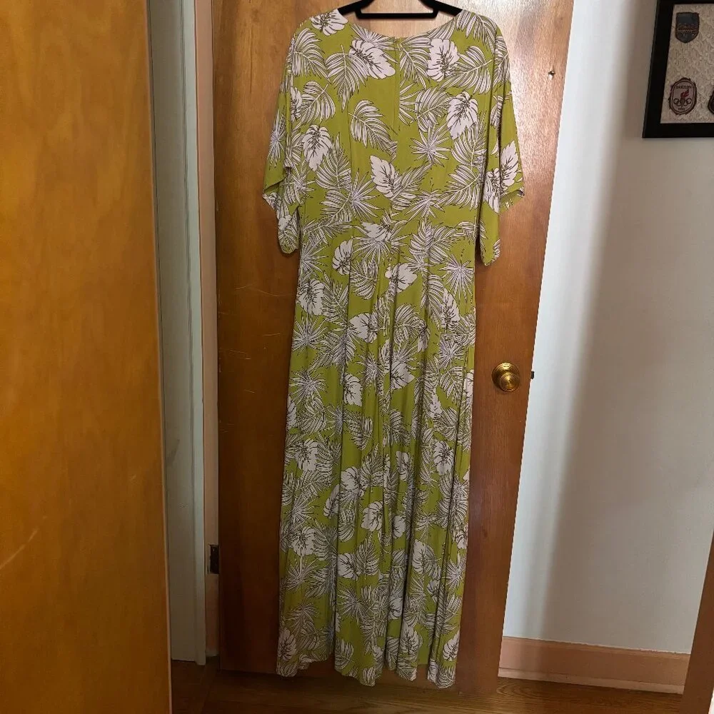 Collectif x Modcloth Expressive Essence Wide-Leg Jumpsuit Size XL - Picture 5 of 14